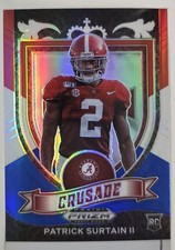2021 Panini Prizm Draft Picks Crusade Patrick Surtin II #178 Red White Blue RC