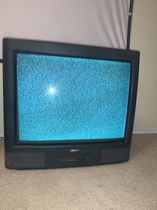 Vintage Samsung 3836TS 13" Color CRT TV Television with remote 1992