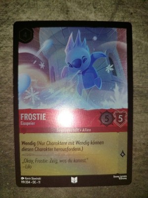Disney Lorcana Winterzauber - Frostie Eisspeier Holo/Foil - Near Mint 