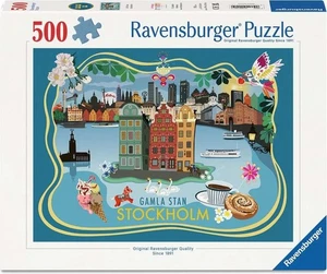 NEW RAVENSBURGER 500 Pieces Jigsaw Puzzle Gamla Stan (Old Town), Stockholm