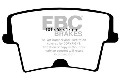 Pastillas de freno DP1722 ULTIMAX2 EBC Brakes para Chrysler USA 300C Dodge... - Imagen 2 de 2