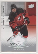 2021 Upper Deck Team Canada Juniors Jersey Corson Ceulemans #20 0cv
