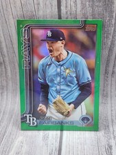 2025 Topps Pete Fairbanks #198 Tampa Bay Rays GREEN RAINBOW /99
