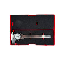 Starrett 120A-6 6" Max /- 0.001" Accuracy 0.001" Graduation White Dial Caliper