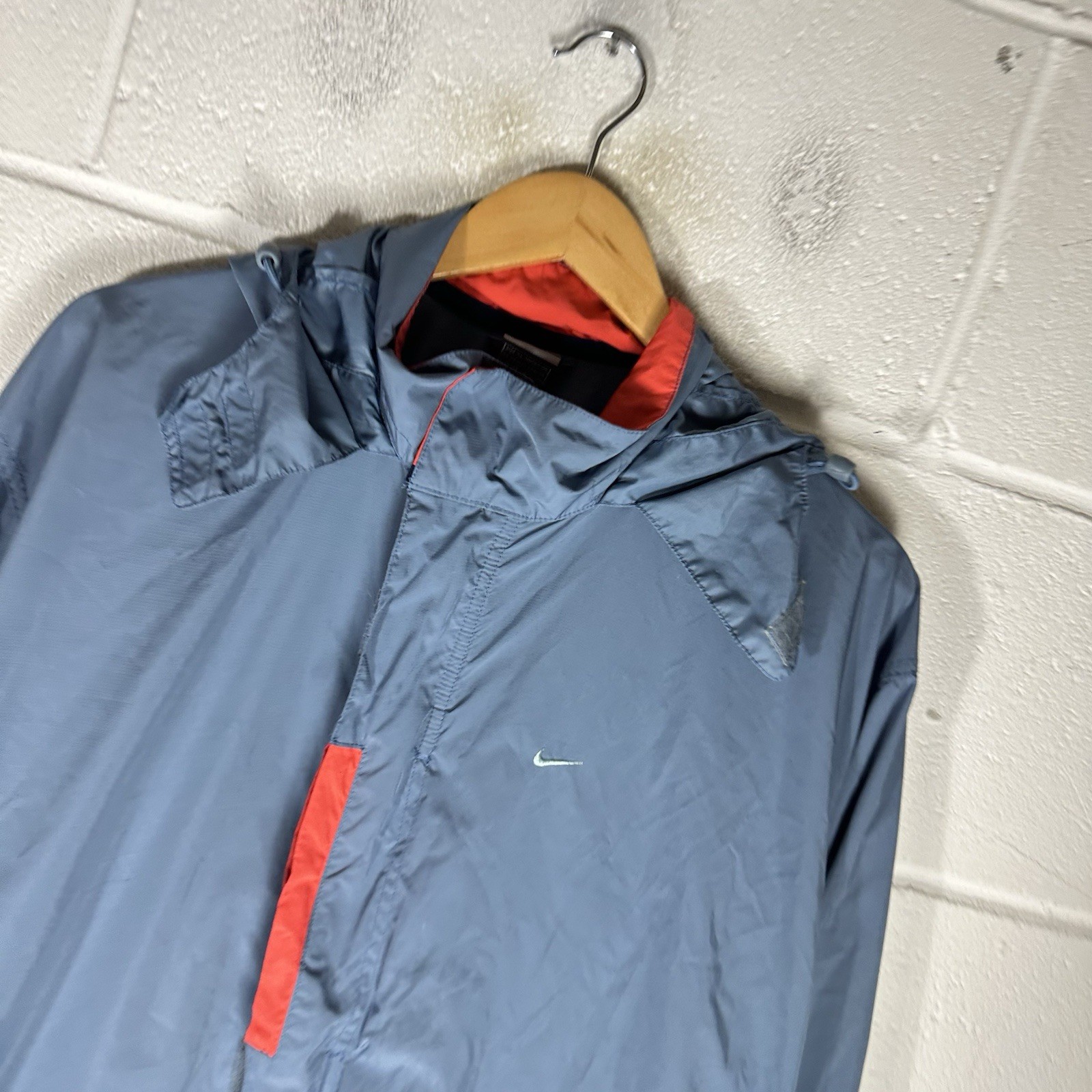 SACAI X NIKE Giacca Nike Vintage Uomo Extra Large Blu Clima Fit Swoosh Gorpcore Y2K Utility