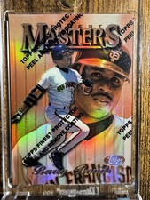 1997 Topps Finest Masters Refractor Barry Bonds #M1 Giants SP Rare W/ Coating 