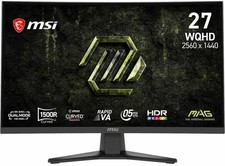 MSI - MAG275CQDFX24 - MSI MAG 275CQDF X24 - Gaming Monitor - 27 Rapid VA WQHD