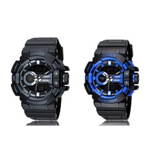 OHSEN Watch Man Fashion Waterproof Sport Watch Men Analog Quartz Boy Gift Casual