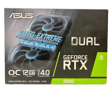 ASUS NVIDIA GeForce RTX 3060 12GB GDDR6 OC Edition Dual Graphics Card PCIe 4.0