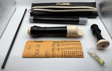 Aulos Recorder No. 509-E New In Case
