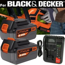 20V 8.0Ah MAX Lithium-ion Battery for Black and Decker 20 Volt LBXR20 /Charger