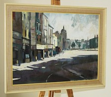 STANLEY PRICE (20th) Oil Painting of Old Market Square & Nottingham City Centre