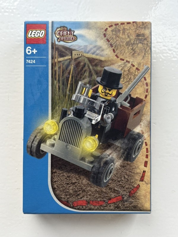 LEGO Adventurers 7424 Orient Expedition Black Cruiser New Sealed Retired Rare
