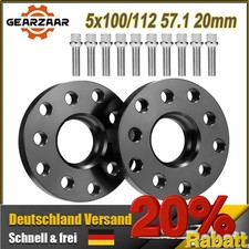 40mm 2x20mm Spurverbreiterung für VW Radschrauben 5x112 5x100 57,1 Spurplatten