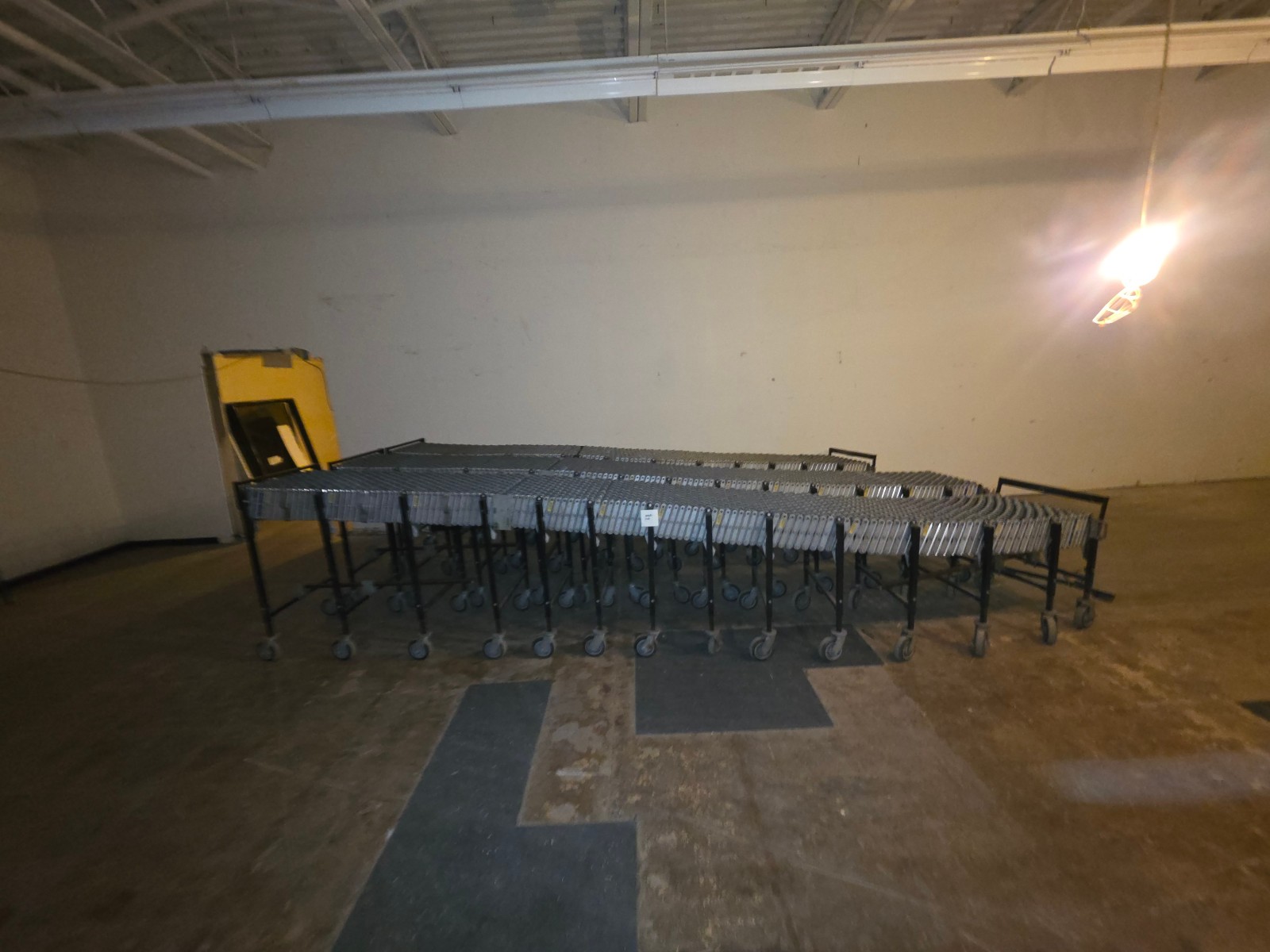 Best Flex Roller Conveyors 50'ft foot Warehouse