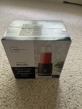 Mainstays Black Single-serve Blender With 1 Travel Lid 16 Oz New Mainstays Black Single-serve Blender With 1 Travel Lid 16 Oz New