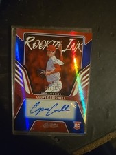 2022 Panini Absolute Cooper Criswell Angels Rookie Ink Auto Spectrum Blue #/75!