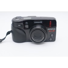 Vintage Olympus Superzoom 110 Multi AF Point  Shoot 35mm Film Camera with Case