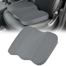 Nilight Car Seat Cushion Leather Breathable Mesh Splicing Cushion Memory Foam
