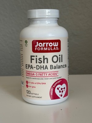 Jarrow Formulas Fish Oil  EPA-DHA Balance , 120 Softgels