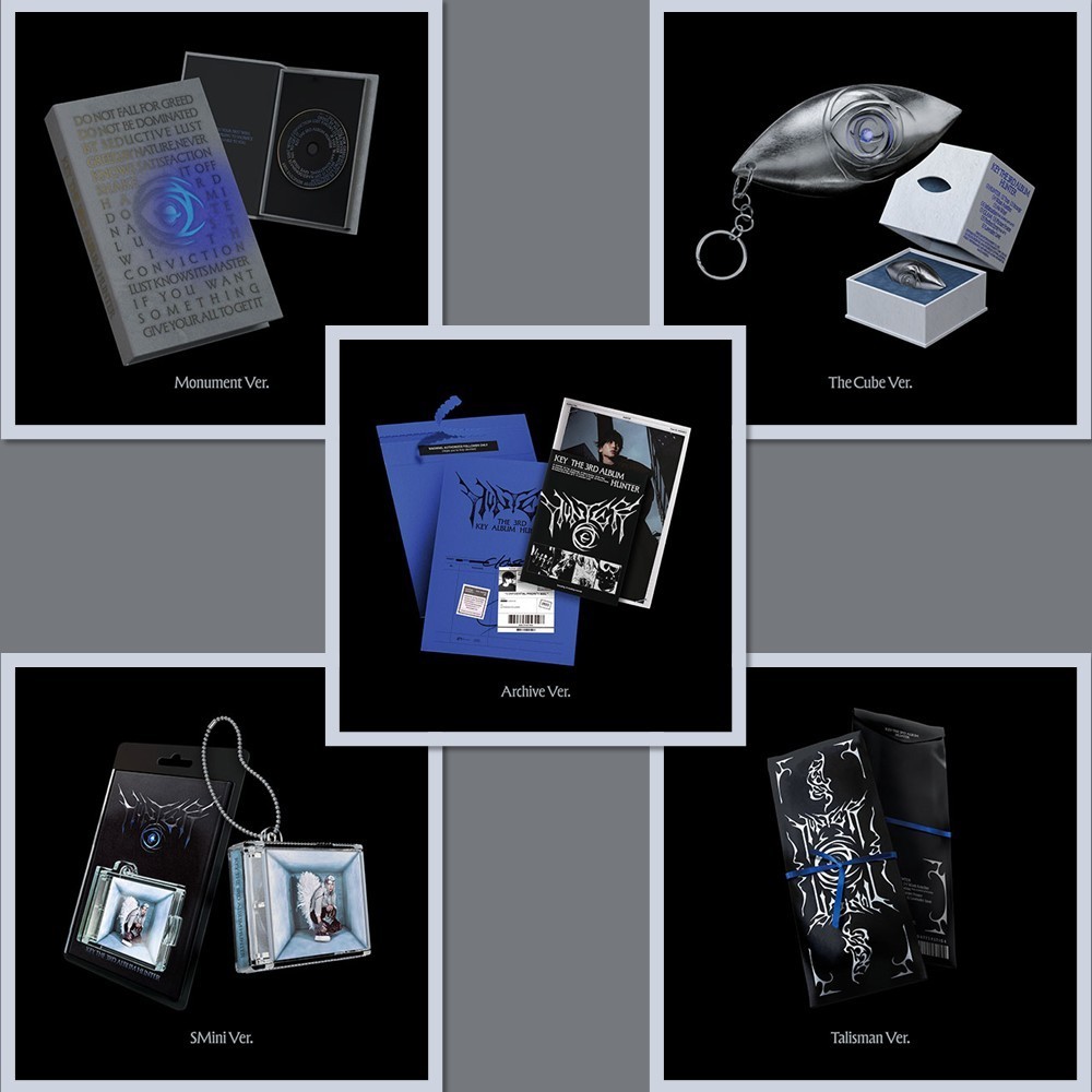 SHINee KEY HUNTER 3rd Album Monoment + The Cube + Archive + SMini