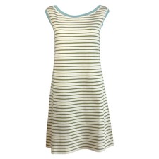 Prada 2013 Blue & Light Blue Striped Knit Mini Dress