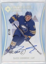 2023 Upper Deck Ultimate Collection Rookies /99 Zach Benson #125 Rookie Auto RC