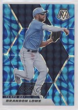 2021 Panini Mosaic Reactive Blue Mosaic Prizm Brandon Lowe #175 uk2