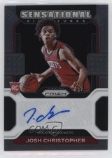2021-22 Panini Prizm Sensational Signatures Josh Christopher #SS-JCH Auto 1m06
