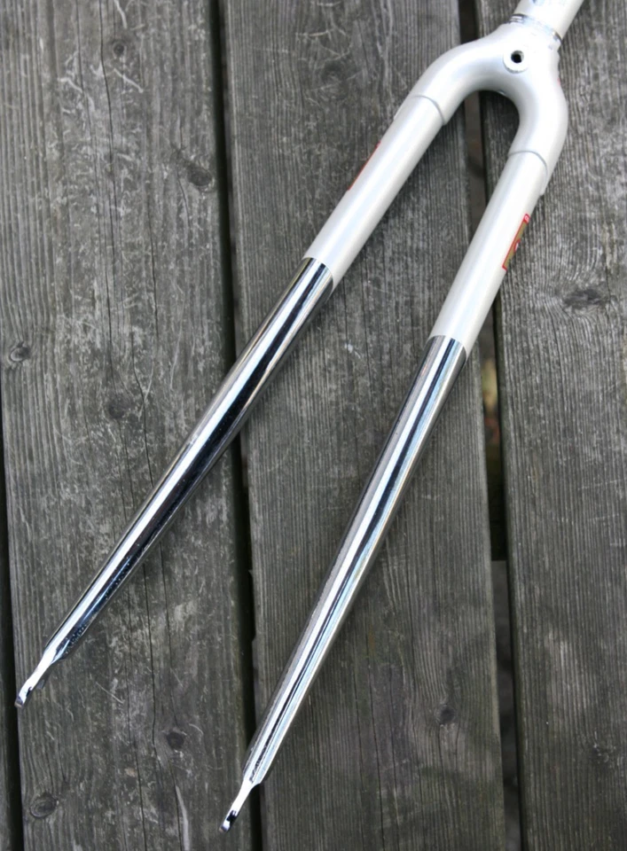 Vintage NOS NEW Guerciotti Columbus Thron steel 1" inch bicycle front fork - Image 2 of 4