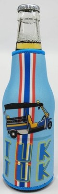 Beer Cooler Getränke Kühler aus Neopren ''Tuk Tuk & Map'' 