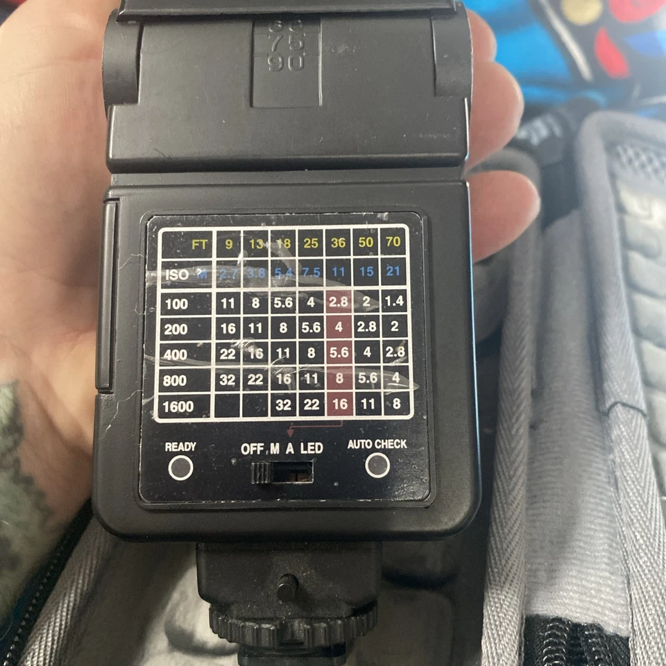 Precision Design DSLR400v High Power Auto Electronic Camera Flash Shoe Mount Lit - Image 4 of 4