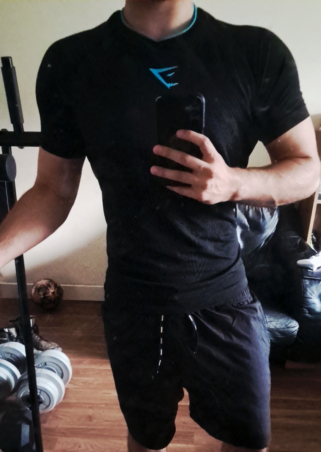 Onyx V1 Black And Blue | Size M | OG Gymshark T-Shirt | David Laid Iconic Shirt image 4