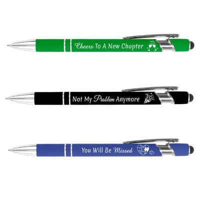 Retirement Pen Gifts for Men Women Farewell Going Away Retired Gifts for Cowo...