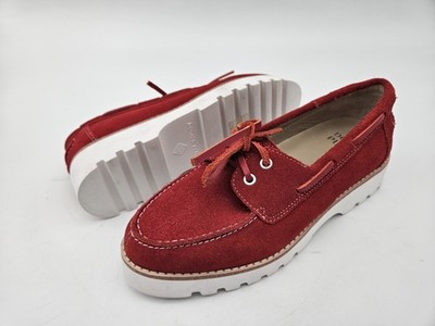 Donald Pliner Harlie02 Suede Lug Bottom Boat Shoe Women's 7 M