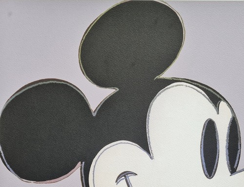 ANDY WARHOL * Mickey Mouse * lithograph * 50x50 cm*limited # 432/500 CMOA signed - Picture 6 of 10