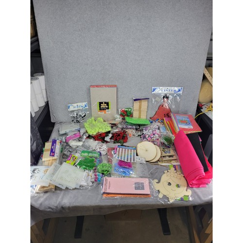 10lbs Craft Supplies Lot Assorted Decorations Stencils Foam Sheets Crafting 