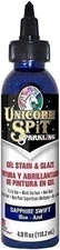 Unicorn SPiT Sparkling Sapphire Swift Gel Stain and Glaze 5775001 4.0 Fl Oz