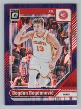 Bogdan Bogdanovic 2024-25 Donruss Optic Purple Shock Atlanta Hawks