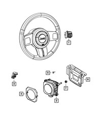 Genuine Mopar Adaptive Speed Control Module Sensor 68109355AI