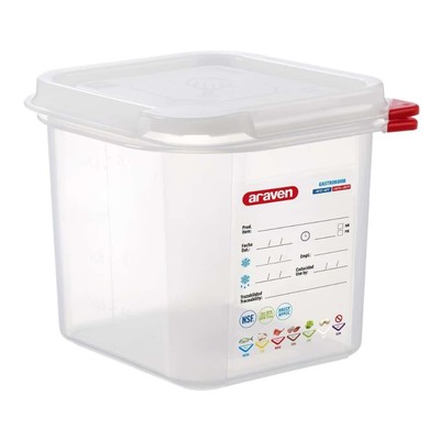 Coperchio 1/1 in policarbonato trasparente. dim 530x325 mm
