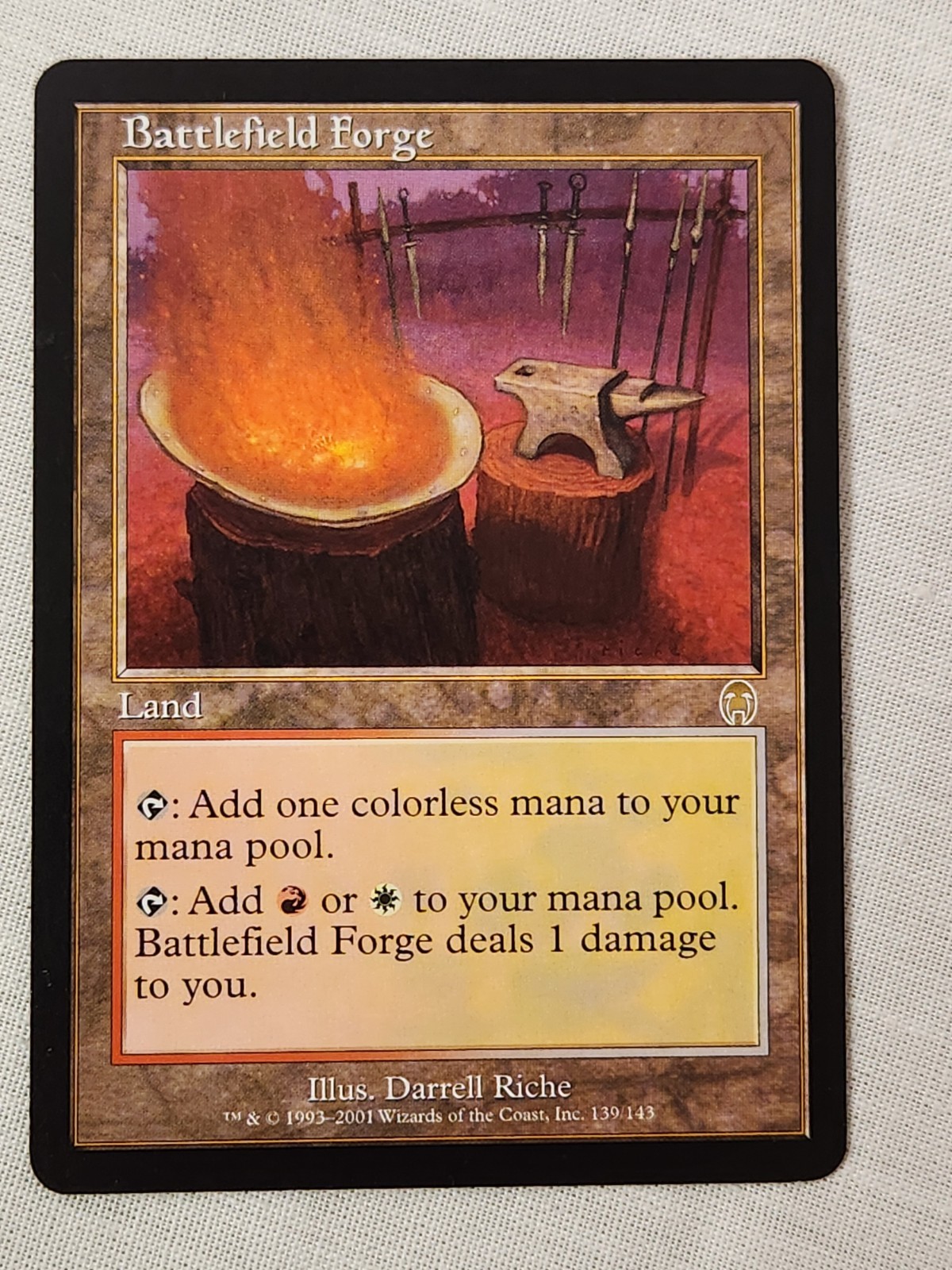 NM Battlefield Forge Apocalypse Mtg Magic the Gathering