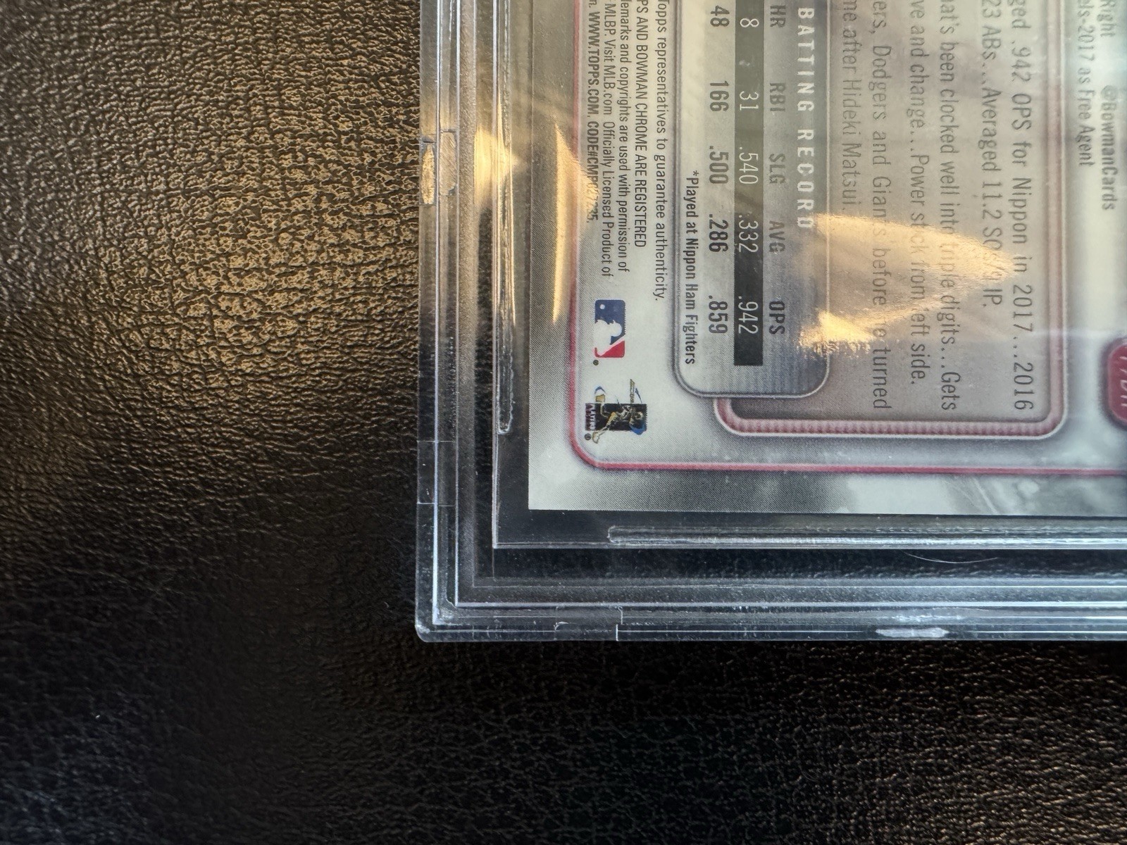 2018 Bowman Chrome - Chrome Rookie Autographs Shohei Ohtani Blue Refractors Auto view 11