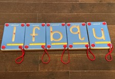 Lakeshore Magnetic Learning Letters Lowercase Trace L F B Q U Teacher Classroom