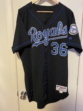 2003 MLB Authentic Kansas City Royals Autographed Kyle Snyder Official Game Worn