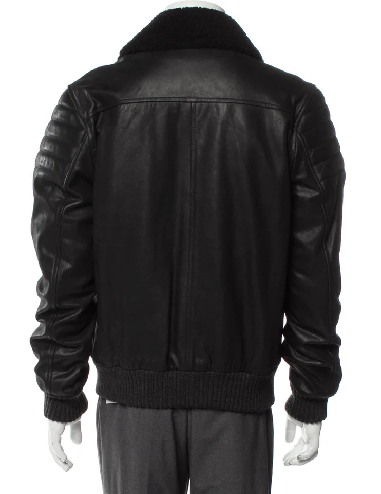 A.P.C. x Louis W. Leather Jacket LARGE - Image 3 of 4