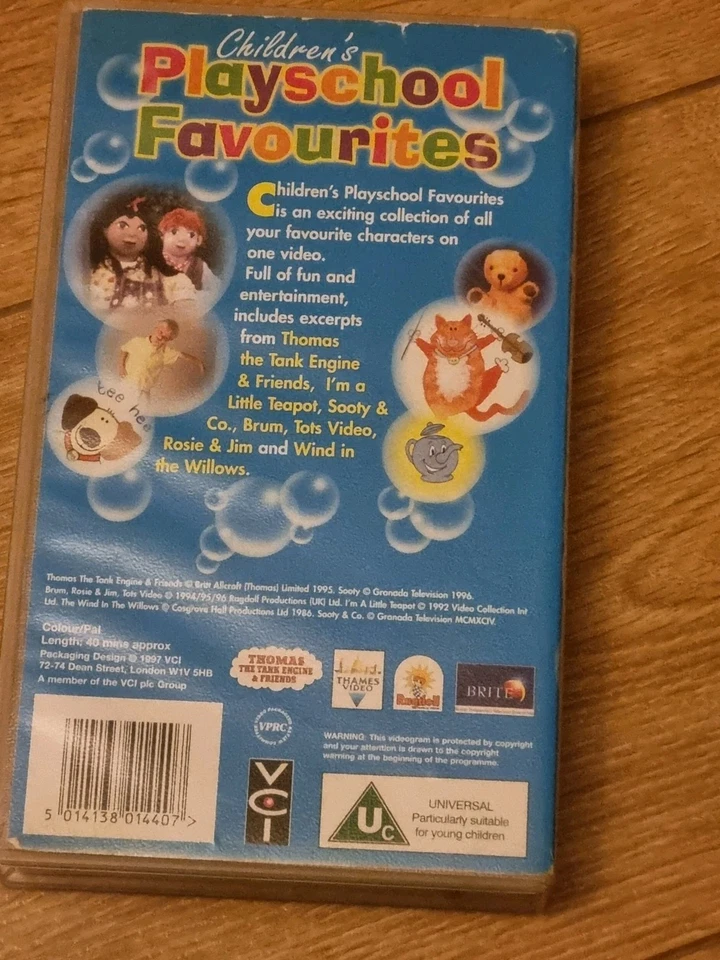 Children's Playschool Favourites VHS - Image 3 of 4