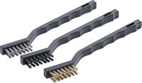 Bgs 85811 Kraftmann BüRstenset BüRste Messing Stahl Nylon Satz 3-Teilig