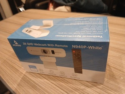 NexiGo Zoom Certified, N940P 2K Zoomable Webcam with Remote