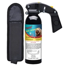 Feloiy 32 Feet BEAR Deterrent Repellent Spray 16 oz Legal Formula w/ Holster
